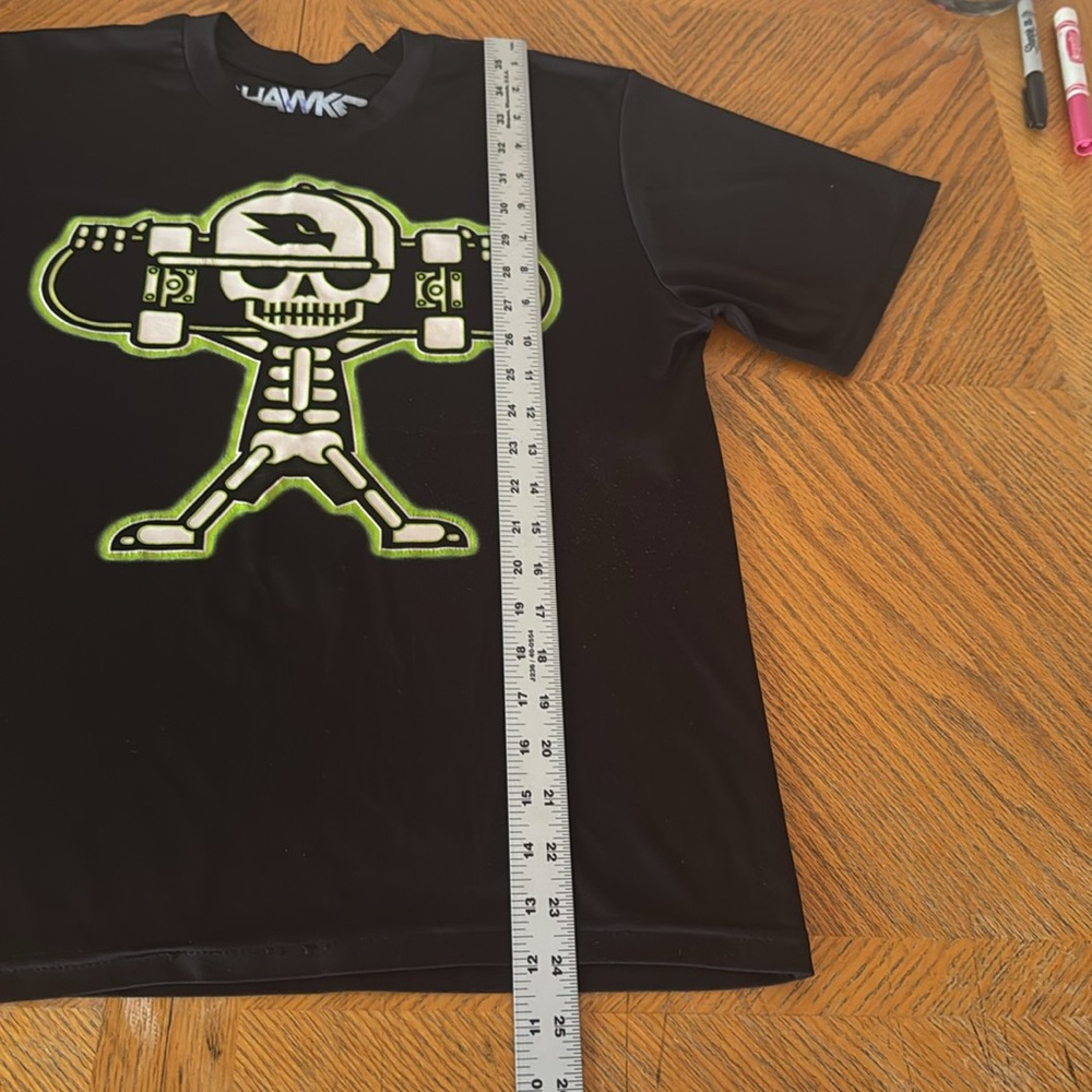 Tony Hawk Black T-Shirt with White Logo - Picture 6 of 9